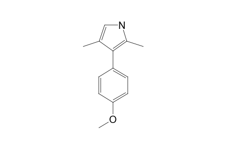 2,4-DIMETHYL-3-(4-METHOXYPHENYL)-1H-PYRROLE