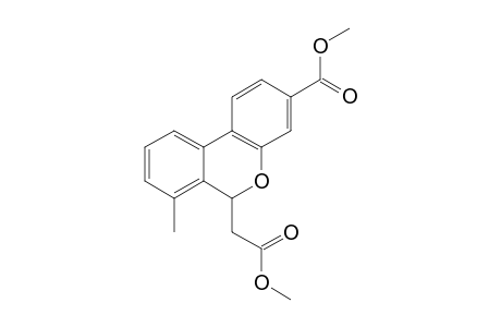 3-METHOXYCARBONYL-6-METHOXYCARBONYLMETHYL-7-METHYL-6H-DIBENZOPYRAN