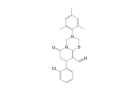 2H,6H-pyrido[2,1-b][1,3,5]thiadiazine-9-carbonitrile, 8-(2-chlorophenyl)-3,4,7,8-tetrahydro-6-oxo-3-(2,4,6-trimethylphenyl)-
