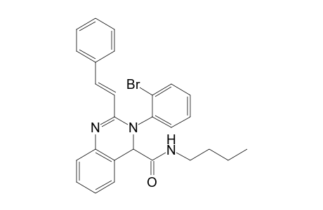 (E)-N-Butyl-3-(2-bromophenyl)-2-styryl-3,4-dihydroquinazoline-4-carboxamide