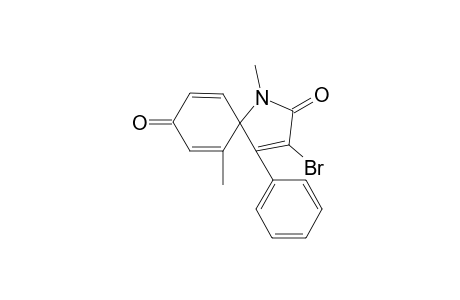 3-Bromo-1,6-dimethyl-4-phenyl-1-azaspiro[4.5]deca-3,6,9-triene-2,8-dione