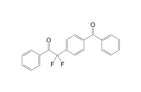 2-(4-Benzoylphenyl)-2,2-difluoro-1-phenylethanone
