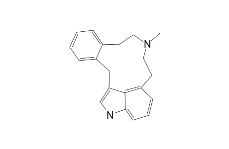 6-METHYL-5,6,7,8,13,15-HEXAHYDRO-4-H-INDOLO-[4.3A.3.FG]-[3]-BENZAZACYCLOUNDECENE