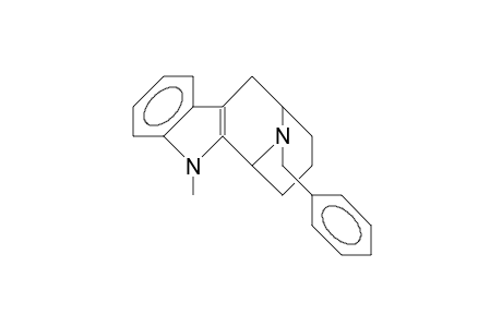 5-Methyl-12-benzyl-6,7,8,9,10,11-hexahydro-6,10-imino-5H-cyclocta(B)indole