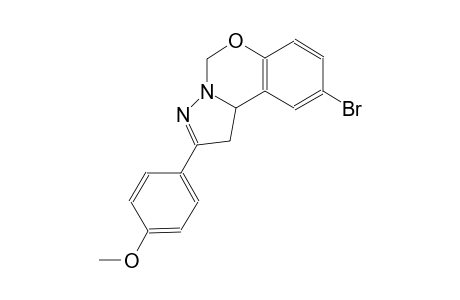 pyrazolo[1,5-c][1,3]benzoxazine, 9-bromo-1,10b-dihydro-2-(4-methoxyphenyl)-