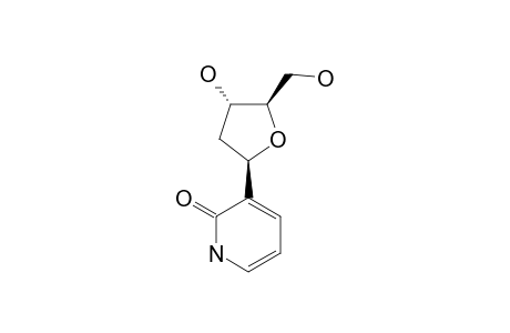 1-BETA-[2-OXO-(1H)-PYRIDIN-3-YL]-1,2-DIDEOXY-D-RIBOFURANOSIDE