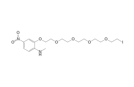 N-Methylamino-4-nitro-2-(15-iodo-1,4,7,10,13-pentaoxapentadecyl)benzene