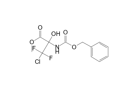 2-(benzyloxycarbonylamino)-3-chloro-3,3-difluoro-2-hydroxy-propionic acid methyl ester