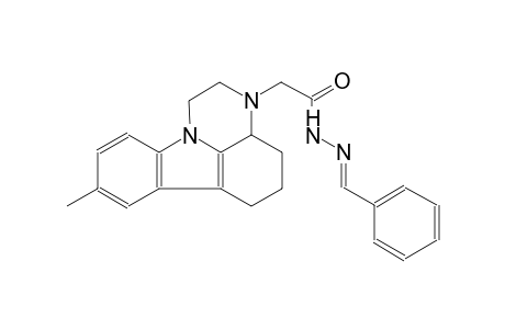 2-(8-methyl-1,2,3a,4,5,6-hexahydro-3H-pyrazino[3,2,1-jk]carbazol-3-yl)-N'-[(E)-phenylmethylidene]acetohydrazide