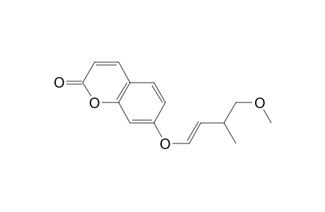 7-O-(3'-methoxymethyl-1'(E)-butenyl)umbelliferone