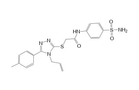 2-{[4-allyl-5-(4-methylphenyl)-4H-1,2,4-triazol-3-yl]sulfanyl}-N-[4-(aminosulfonyl)phenyl]acetamide