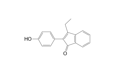3-Ethyl-2-(4-hydroxyphenyl)-1-indenone