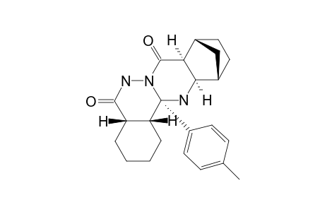 13A-PARA-TOLYL-9,12-METHANO-5H,8H-1,2,3,4,4A,8A,9,10,11,12,13,13A-DODECAHYDROPHTHALAZINO-[1,2-B]-QUINAZOLIN-5,8-DIONE