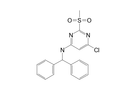 4-CHLORO-6-DIPHENYLMETHYLAMINO-2-METHYLSULFONYLPYRIMIDINE