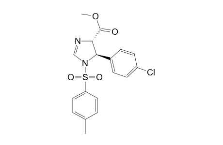 trans-4-(Methoxycarbonyl)-5-(4-chlorophenyl)-1-N-tosyl-2-imidazoline