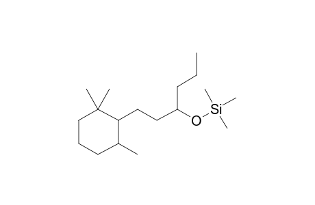 1-(2,2,6-Trimethylcyclohexyl)hexan-3-ol, tms