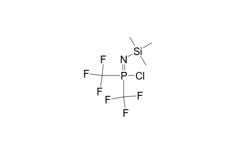 Chloro-bis(trifluoromethyl)-trimethylsilylimino-phosphorane