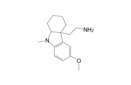 2-(6-Methoxy-9-methyl-2,3,4,9a-tetrahydro-1H-carbazol-4a-yl)ethanamine