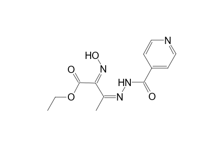 Ethyl (2Z,3Z)-2-(hydroxyimino)-3-(isonicotinoylhydrazono)butanoate