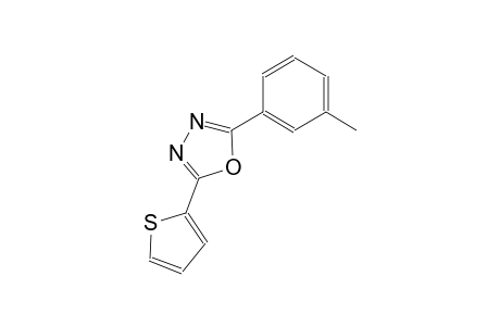 2-(3-methylphenyl)-5-(2-thienyl)-1,3,4-oxadiazole