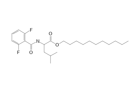 L-Leucine, N-(2,6-difluorobenzoyl)-, undecyl ester