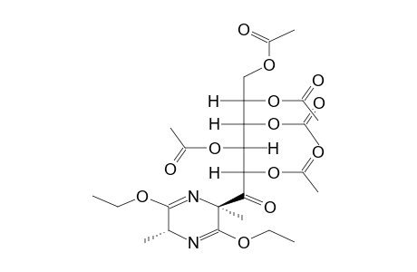 (3S,6S)-3-(2,3,4,5,6-PENTA-O-ACETYL-D-GLUCONOYL)-3,6-DIHYDRO-3,6-DIMETHYL-2,5-DIETHOXYPYRAZINE