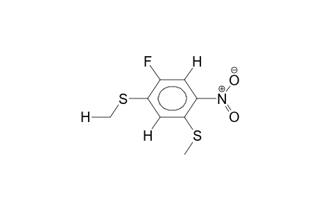 1-NITRO-5-FLUORO-2,4-DI(METHYLTHIO)BENZENE
