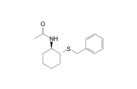 Acetamide, N-[2-[(phenylmethyl)thio]cyclohexyl]-, trans-