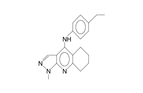 1-Methyl-4-(4-ethyl-phenyl)-5,6,7,8-tetrahydro-1H-pyrazolo(3,4-B)quinoline