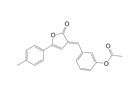 3-(3'-Acetoxybenzylidene)-5-(p-methylphenyl)-2(3H)-furanone
