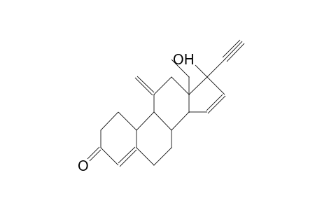 13-Ethyl-17b-hydroxy-11-methylene-18,19-dinor-17a-pregna-4,15-dien-20-yn-3-one