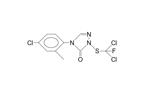 2-(Dichloro-fluoro-methylmercapto)-4-(4-chloro-2-tolyl)-2,4-dihydro-1,2,4-triazolone-3