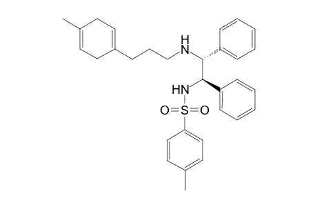 4-Methyl-N-((1R,2R)-2-(3-(4-methylcyclohexa-1,4-dienyl)propylamino)-1,2-diphenylethyl)benzenesulfonamide