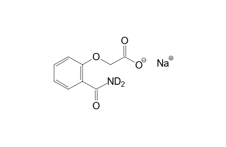 (o-carbamoylphenoxy)acetic acid, sodium salt