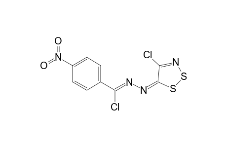 3-Chloro-1-(4-chloro-5H-1,2,3-dithiazol-5-ylidene)-3-(4-nitrophenyl)-1,2-diazaprop-2-ene