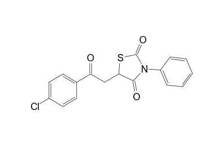 3-Phenyl-5-[2-(4-chlorophenyl)-2-oxoethyl]-2,4-dioxo-1,3-thiazolidine