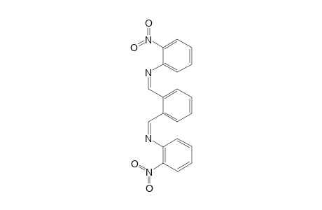 2-Nitro-N-[(2-{[(2-nitrophenyl)imino]methyl}phenyl)methylidene]aniline