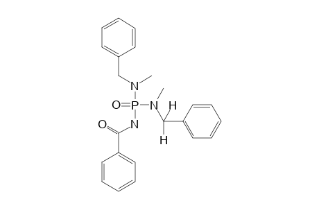 [C6H5C(O)NH]-P(O)-[N(CH3)-(CH2C6H5)]2