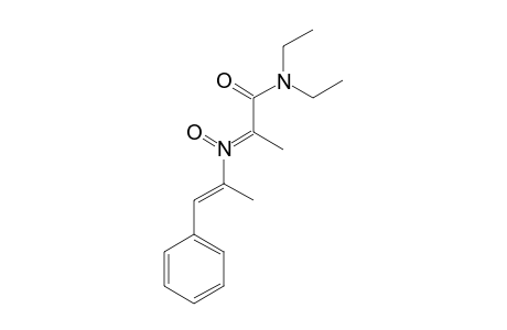 (E,E)-N,N-Diethyl-2-((1-methyl-2-phenylethenyl)-imino-propanamide-N-oxide