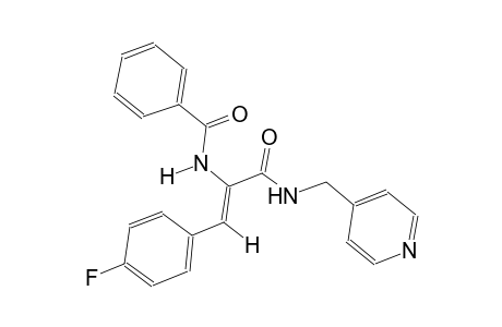benzamide, N-[(Z)-2-(4-fluorophenyl)-1-[[(4-pyridinylmethyl)amino]carbonyl]ethenyl]-