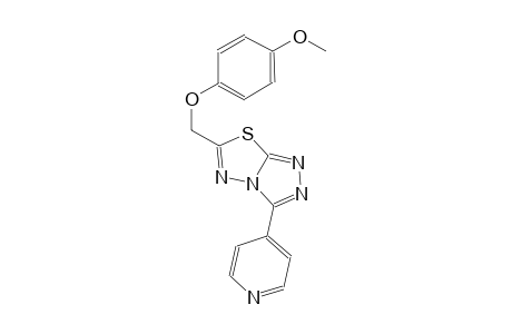 6-[(4-methoxyphenoxy)methyl]-3-(4-pyridinyl)[1,2,4]triazolo[3,4-b][1,3,4]thiadiazole