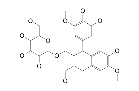 (-)-5'-METHOXY-ISOLARICIRESINOL-3-ALPHA-O-BETA-D-GLUCOPYRANOSIDE