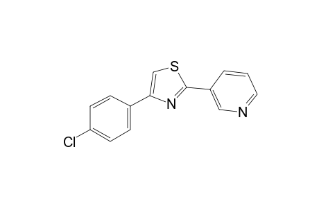 4-(4-Chlorophenyl)-2-(pyridin-3-yl)thiazole