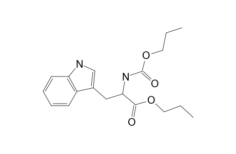 L-Tryptophan, N-(N-propyloxycarbonyl)-, N-propyl ester