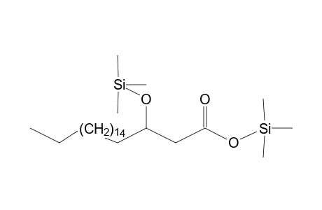 Eicosanoic acid <3-hydroxy->, di-TMS
