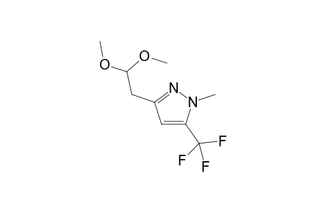 3-(2,2-Dimethoxyethyl)-5-trifluoromethyl-1H-1-methylpyrazole