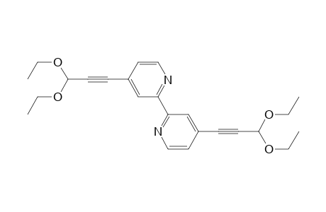 4-(3,3-diethoxyprop-1-ynyl)-2-[4-(3,3-diethoxyprop-1-ynyl)-2-pyridinyl]pyridine