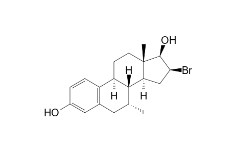 (7R,8R,9S,13S,14S,16S,17R)-16-bromanyl-7,13-dimethyl-6,7,8,9,11,12,14,15,16,17-decahydrocyclopenta[a]phenanthrene-3,17-diol
