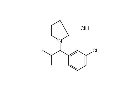 1-(m-CHLORO-alpha-ISOPROPYLBENZYL)PYRROLIDINE, HYDROCHLORIDE