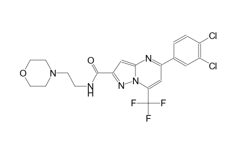 5-(3,4-dichlorophenyl)-N-[2-(4-morpholinyl)ethyl]-7-(trifluoromethyl)pyrazolo[1,5-a]pyrimidine-2-carboxamide